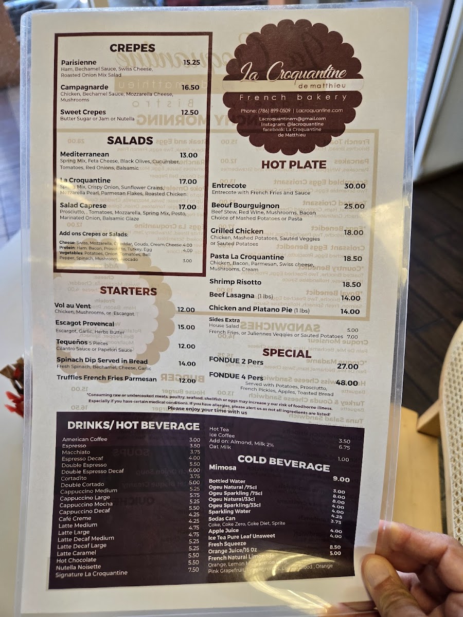 La Croquantine de matthieu Menu - Image 4