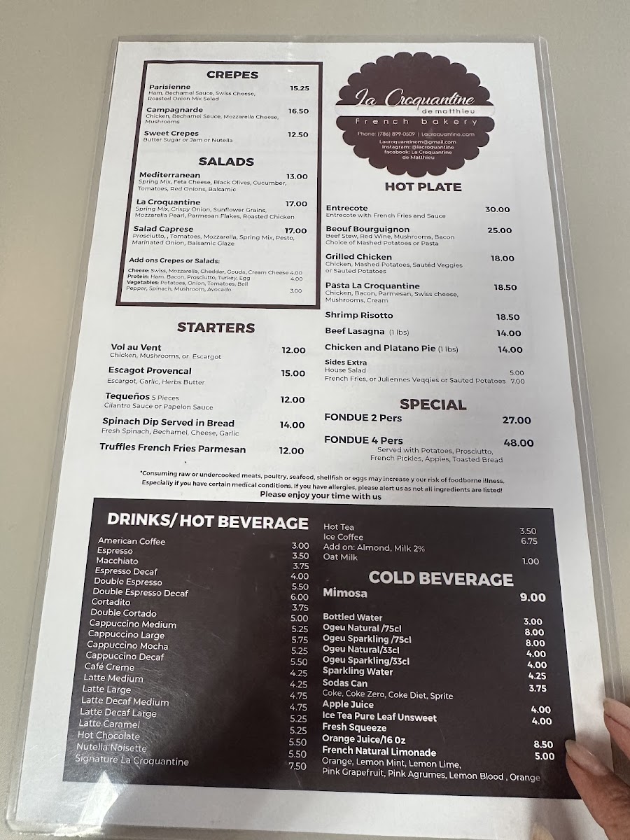 La Croquantine de matthieu Menu - Image 5