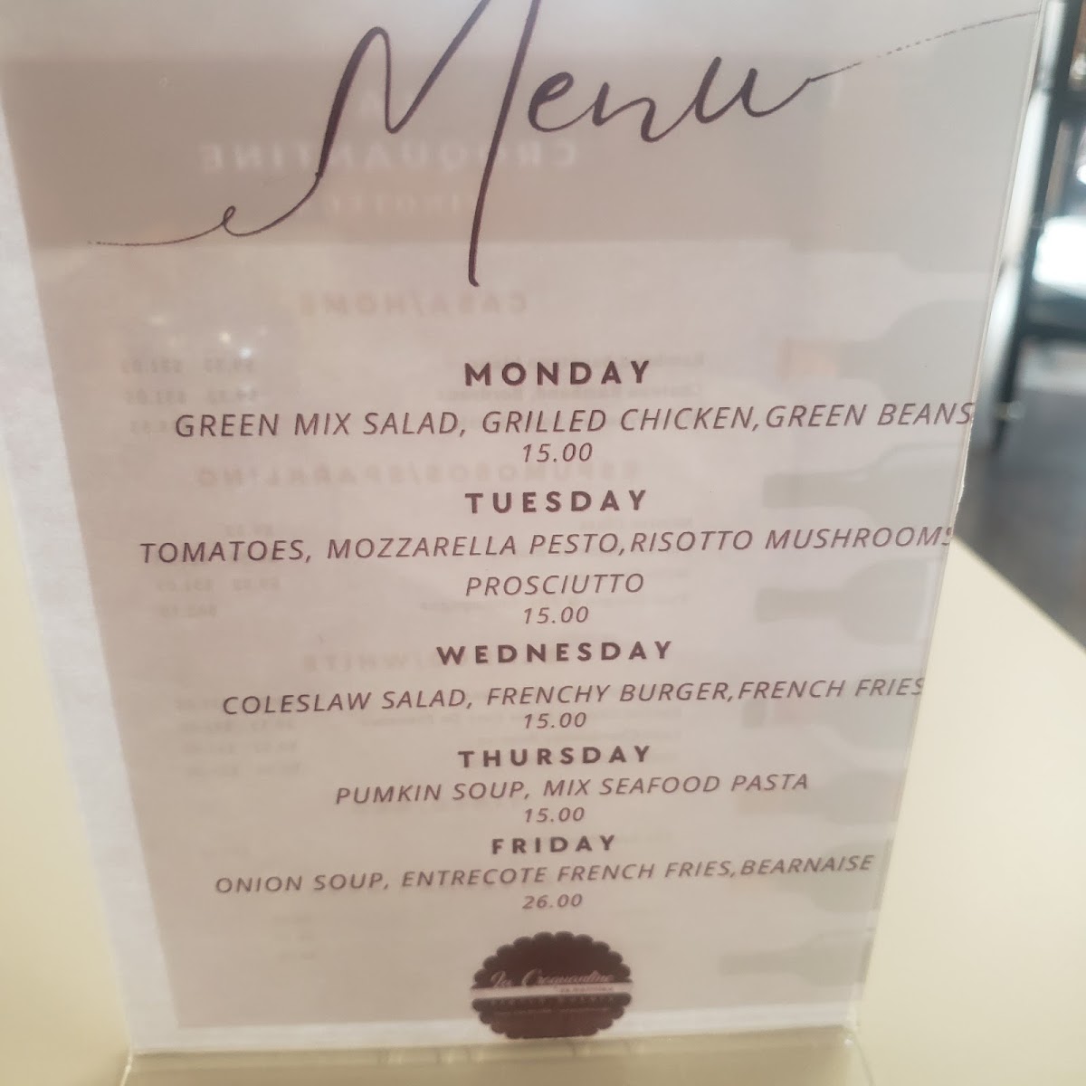 La Croquantine de matthieu Menu - Image 6